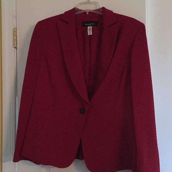 Jones New York Jackets & Blazers - Burgundy blazer